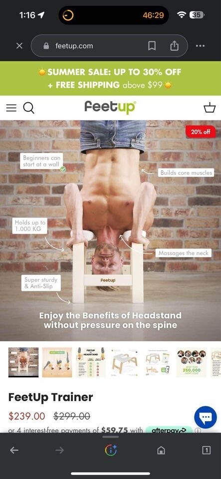 FeetUp Trainer