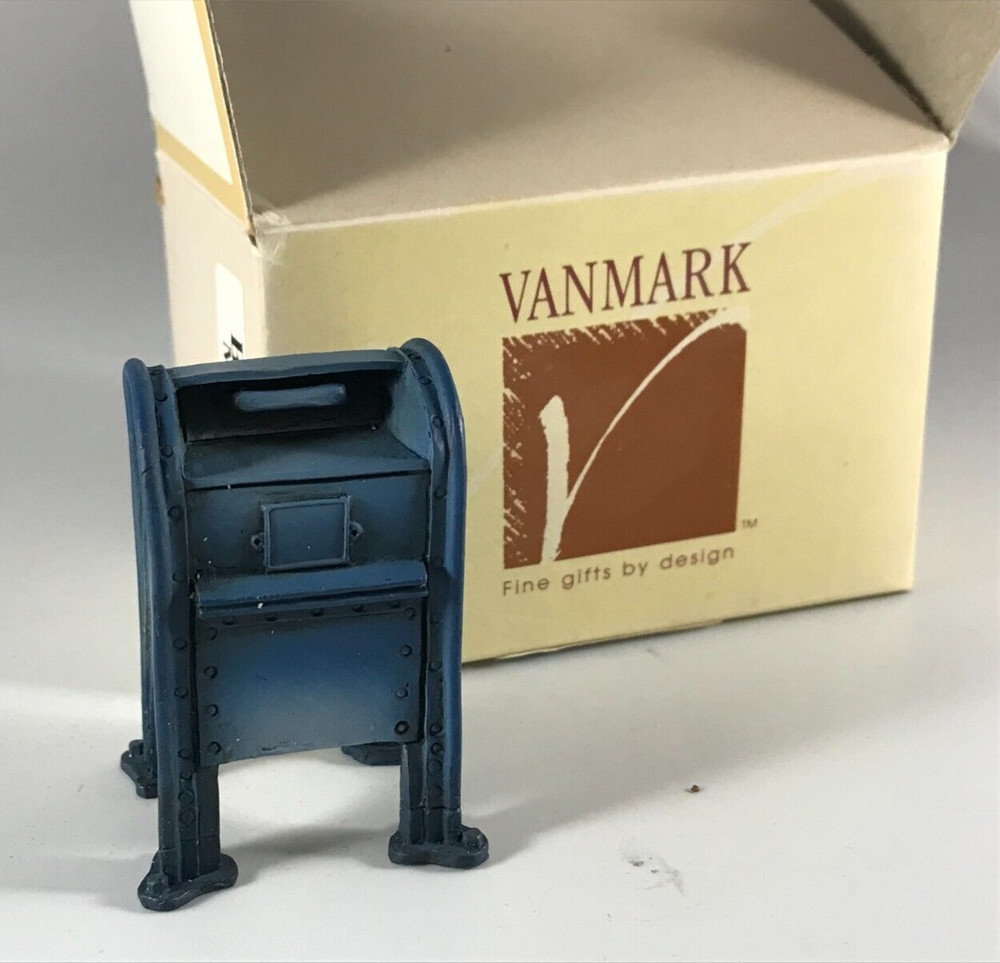 Vanmark Mailbox Figurine, 2.25", Item #90077, NIB