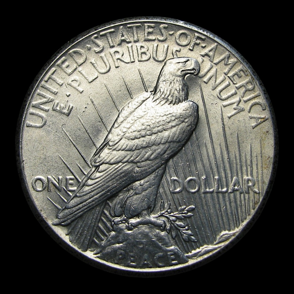 1927 Peace Dollar Silver ---- ----- #KK746