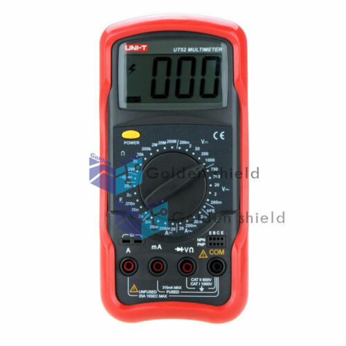 UNI-T UT52 Meter Universally Capacitance Resistance Multimeter Ohm Capacitance
