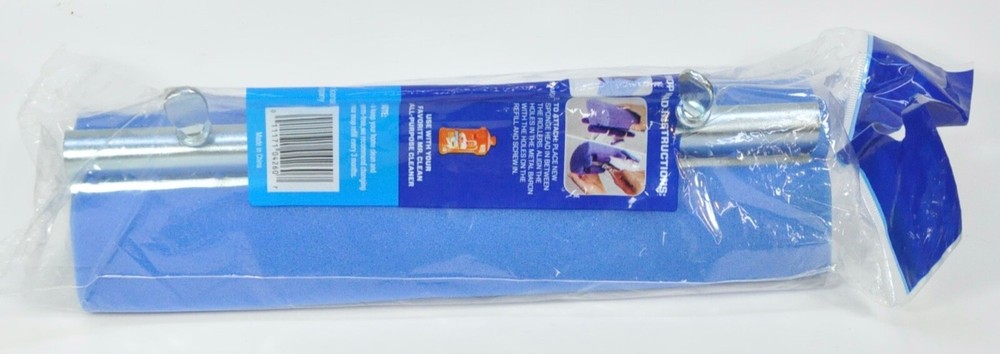 MR. CLEAN ROLLER MOP REFILL SPONGE HEAD BLUE