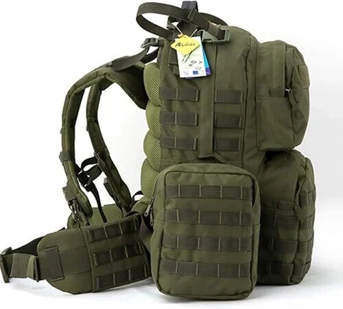 Upgraded MOLLE Medium Rucksack Backpack Internal Frame OD Pack