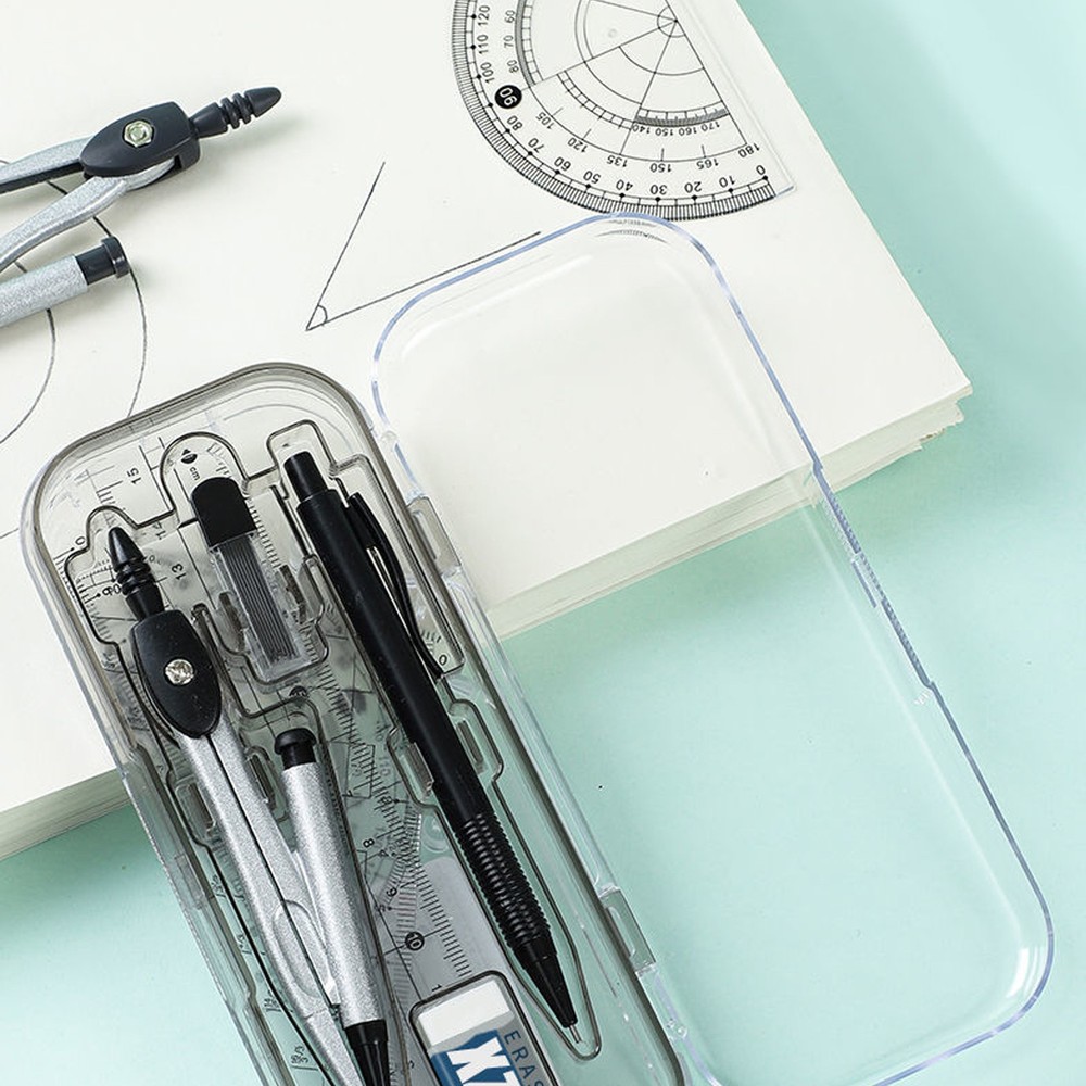 Compass and Protractor Set 10X Math Geometry Kit Protractor Kit for School