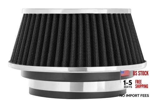 Universal Clamp-On Air Filter: High Performance, Washable Filter: Round