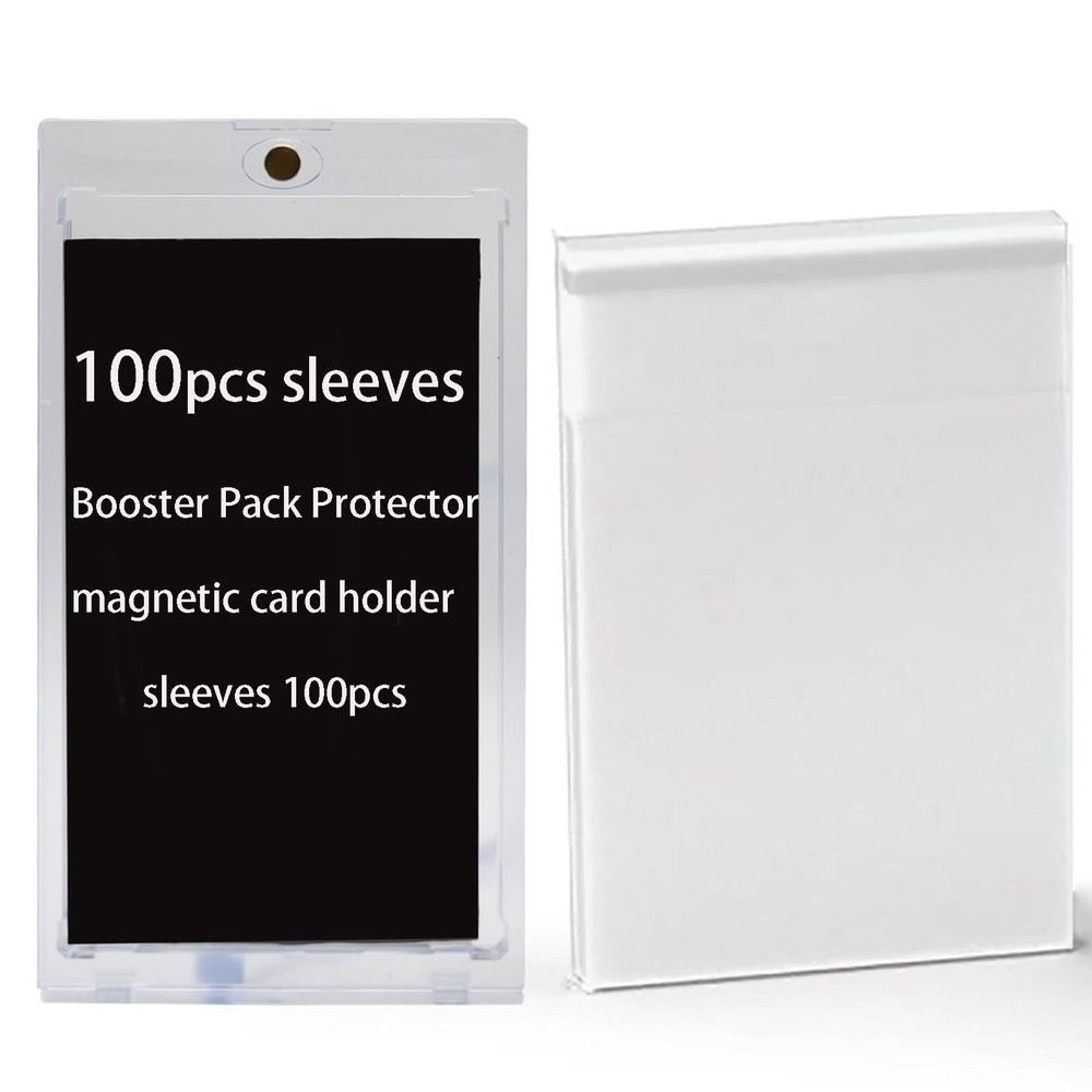 Booster Pack Protector Sleeves,Apply Booster Pack case Card Acrylic Protector...