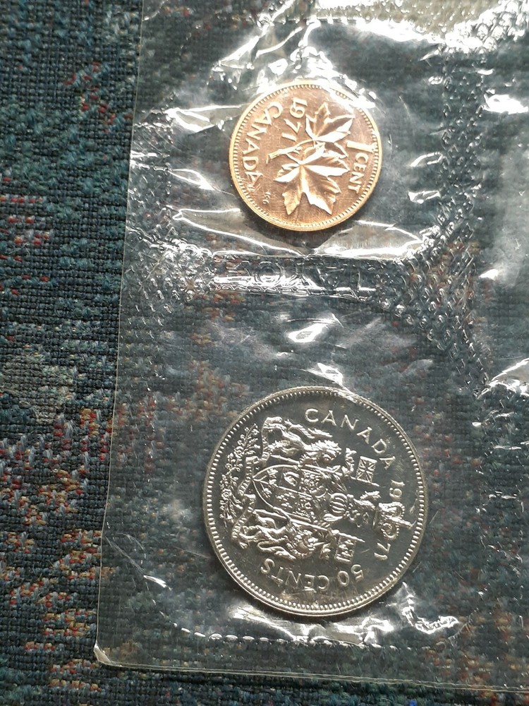 1971 CANADIAN 6 COIN SET