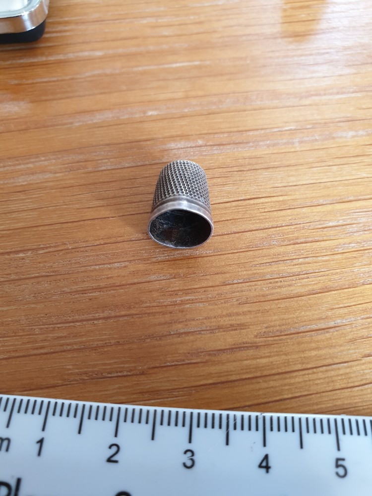 Antique Solid Sterling Miniatures Thimble