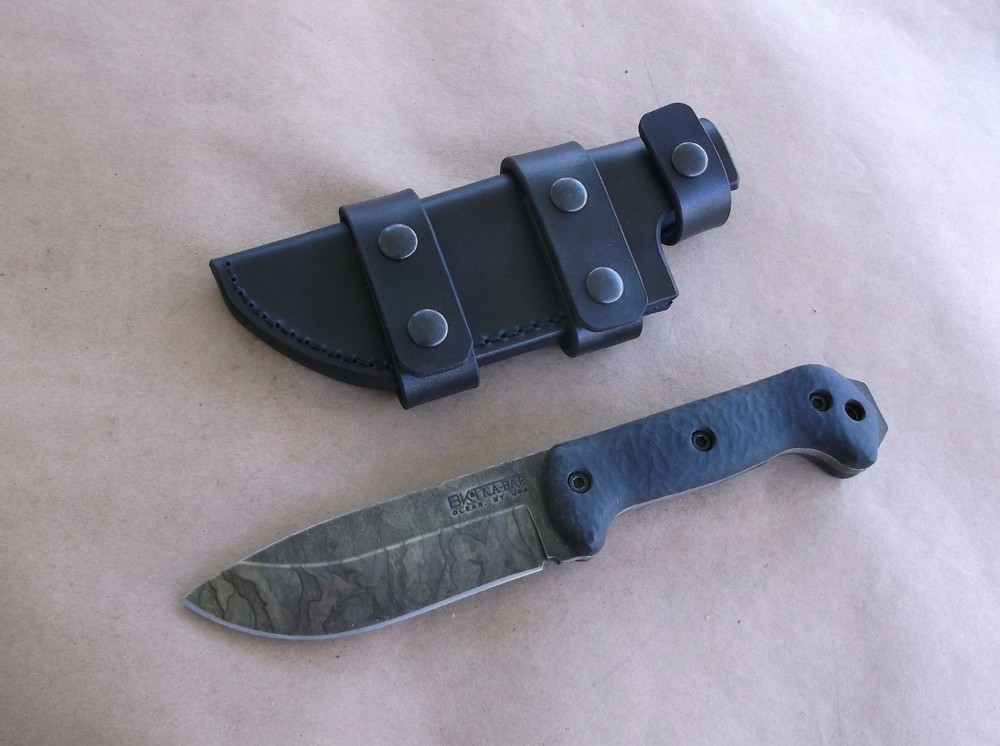 KA BAR BECKER BK-2 CUSTOM LEATHER SHEATH (SHEATH ONLY) !READ DESCRIPTION!