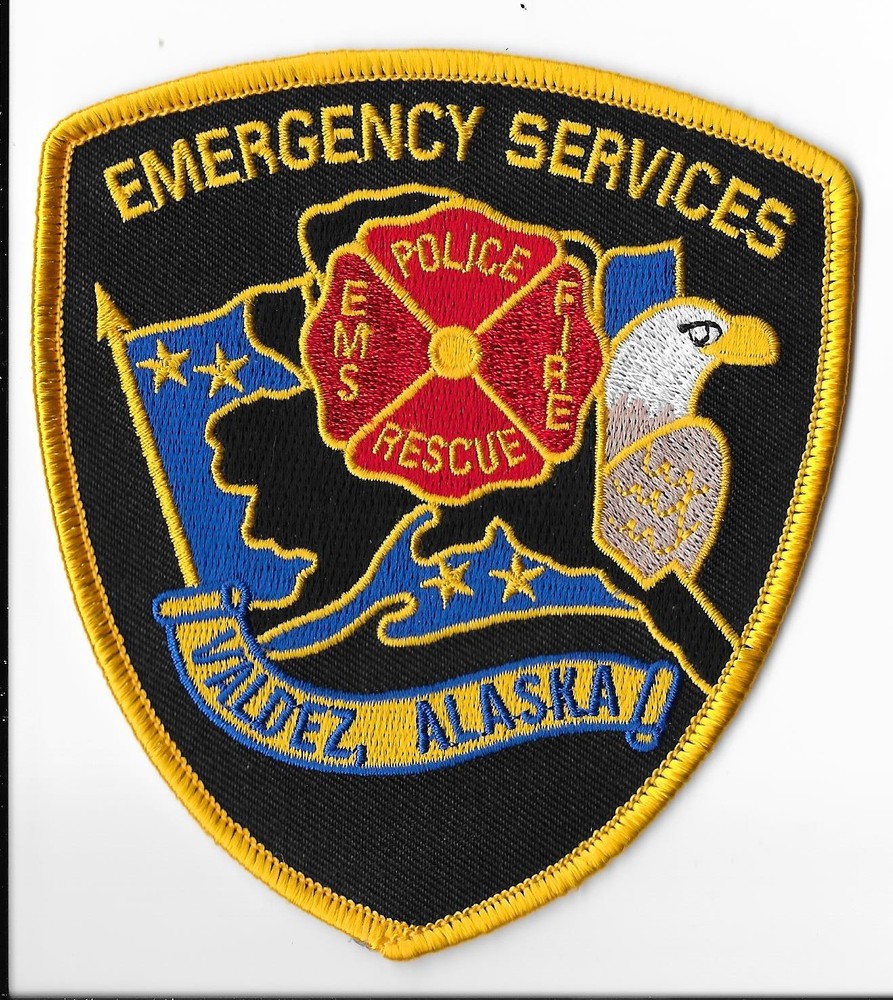 Valdez Emergency Services, Alaska Shoulder Patch V1