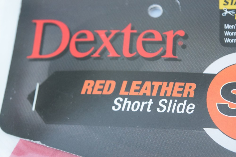 Dexter Red Leather Short Slide S4 Interchangeable Replacement Sole Standard Size
