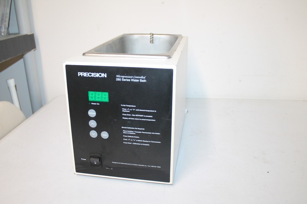 Precision Water Bath Scientific 282-115 Micro Processor Controlled 280 Series