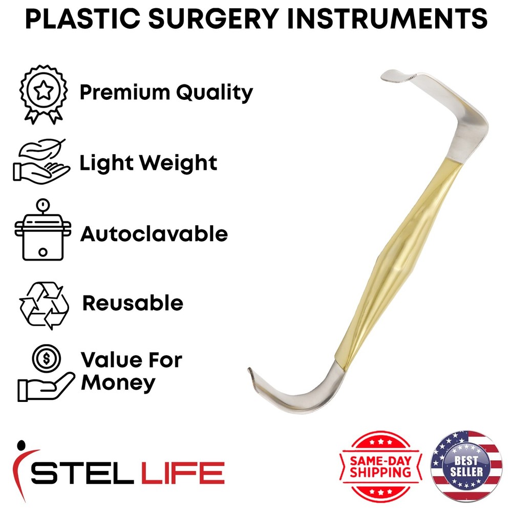 Breast Retractor Transauxillary Augmentation 31cm Double Ended Plastic Surgery