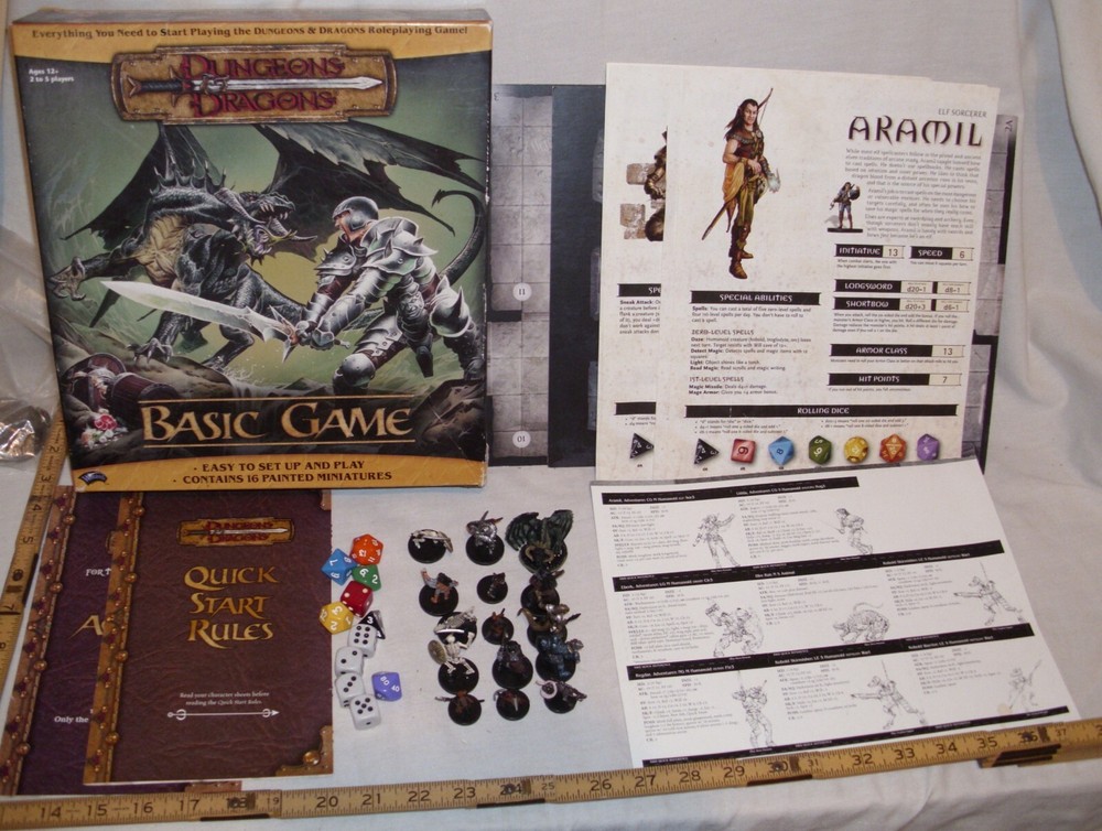 WOTC DUNGEONS & DRAGONS ROLE PLAYING BASIC GAME BOXED 2004