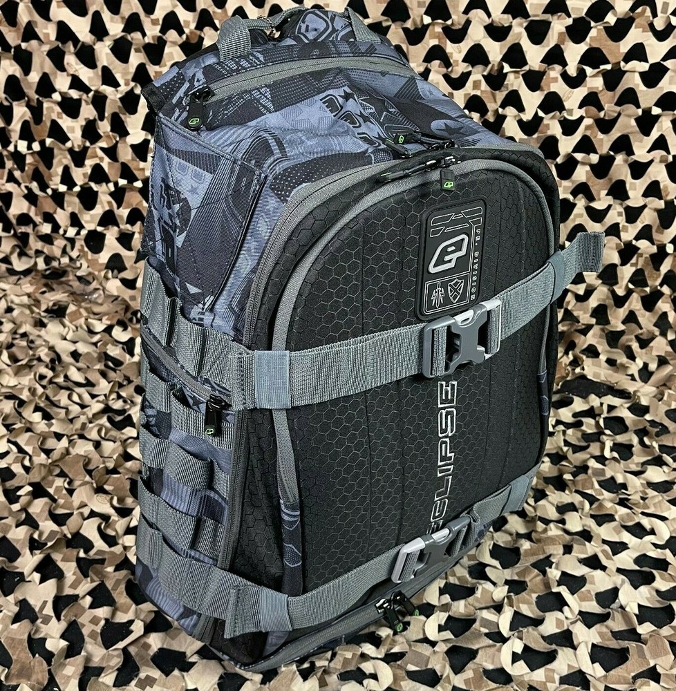 NEW Planet Eclipse GX2 Gravel Backpack - Retro EStar Black/Grey