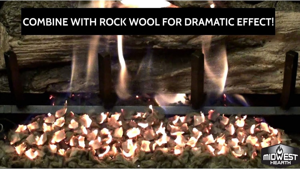 Gas Fireplace Embers