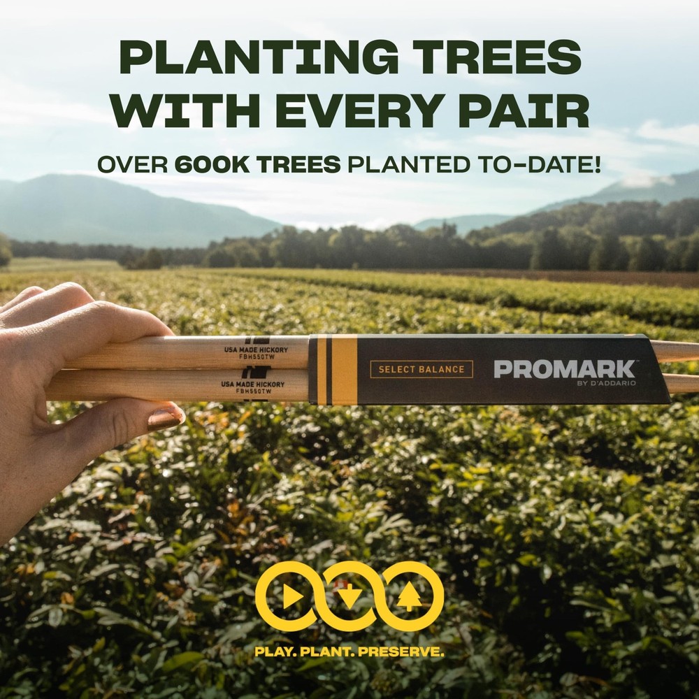 ProMark Hickory SD1 Wood Tip drumstick