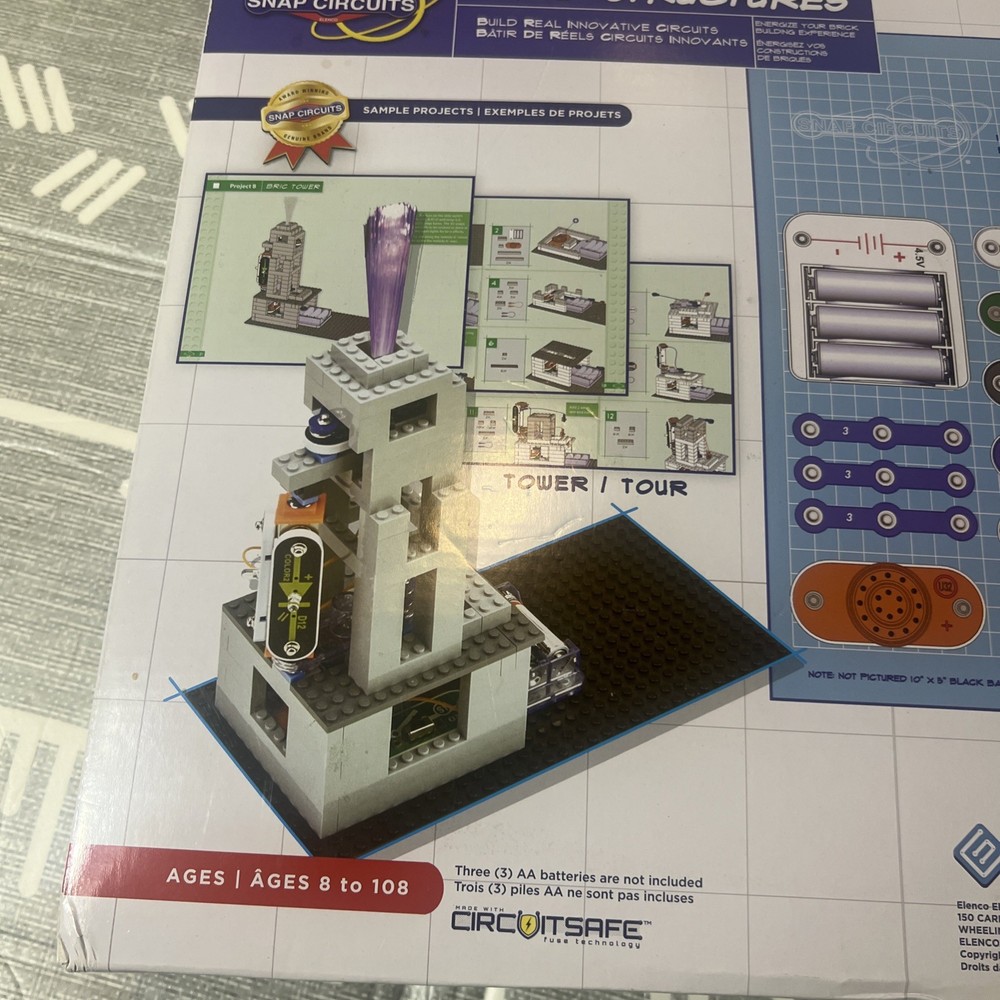Snap Circuits BRIC Structures Science Kit Electrical STEM STEAM Replacement