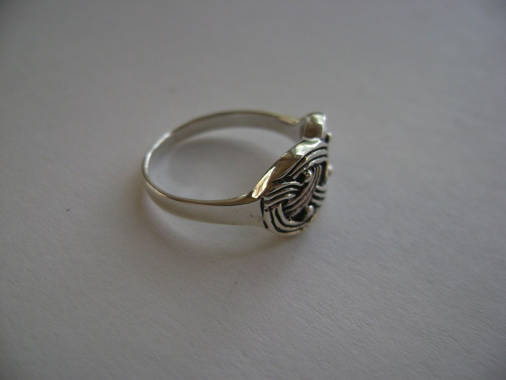 Sterling Silver Celtic Weave Design Irish Ring New