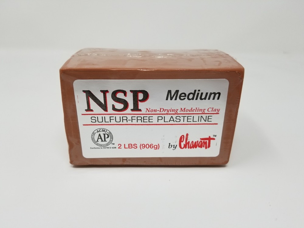 Chavant NSP Medium (Brown) 2 Lb Brick