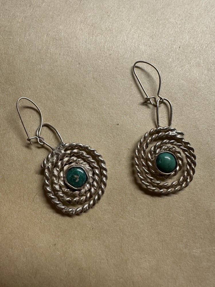 Sterling Silver Turquoise Earrings