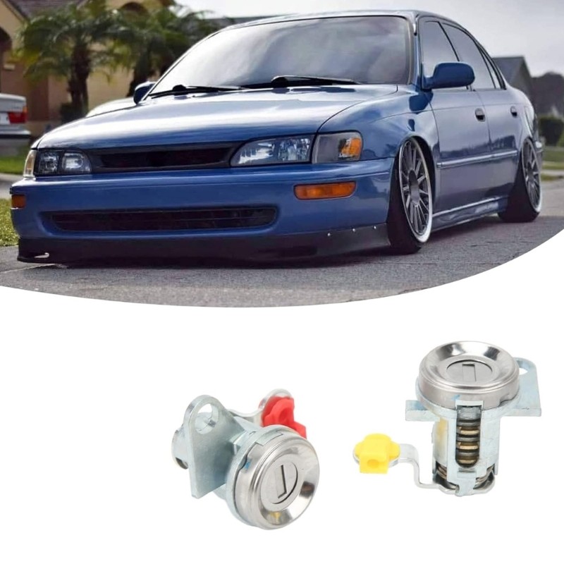 Auto Accessory Replacement Door Lock with Key for Prizm Lock Cylinder
