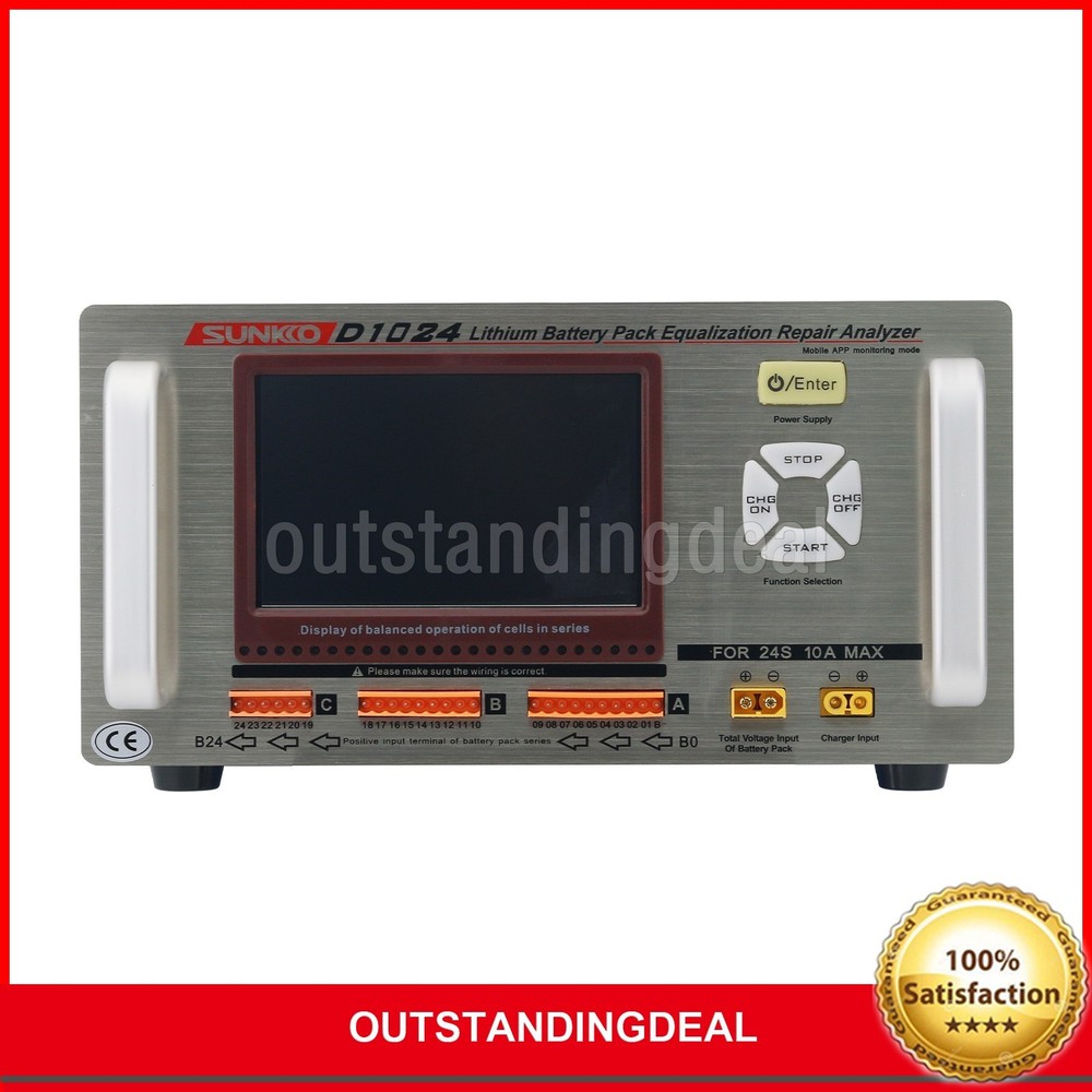 SUNKKO D1024 10A High Current Li-Battery Pack Equalizer and Analyzer ot25