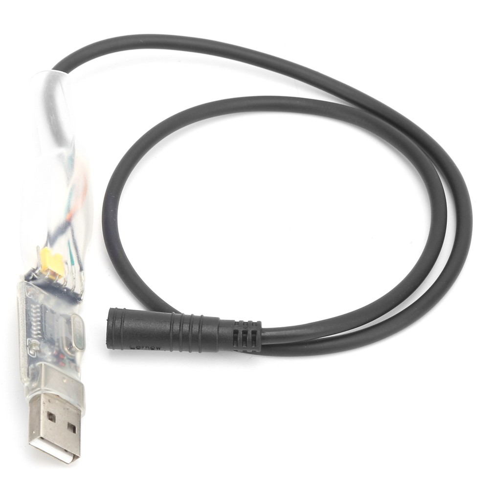 Electric Bicycle Motor USB Programming Cable For Mid Drive Motor Kit 58cm Long