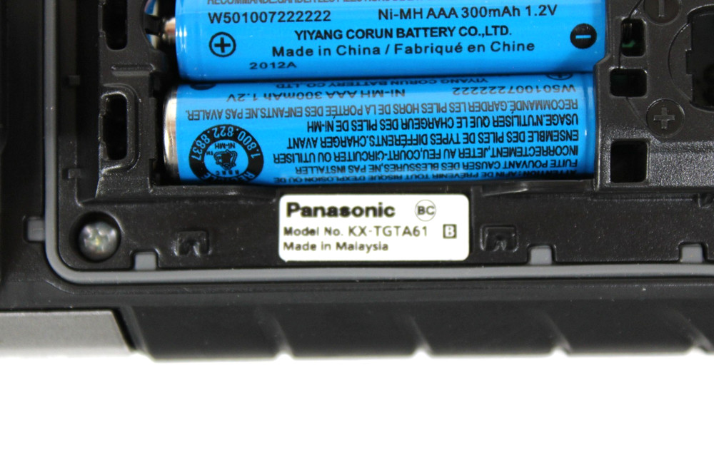 Panasonic KX-TGTA61 Replacement Rugged Cordless Handset & Base Waterproof Black