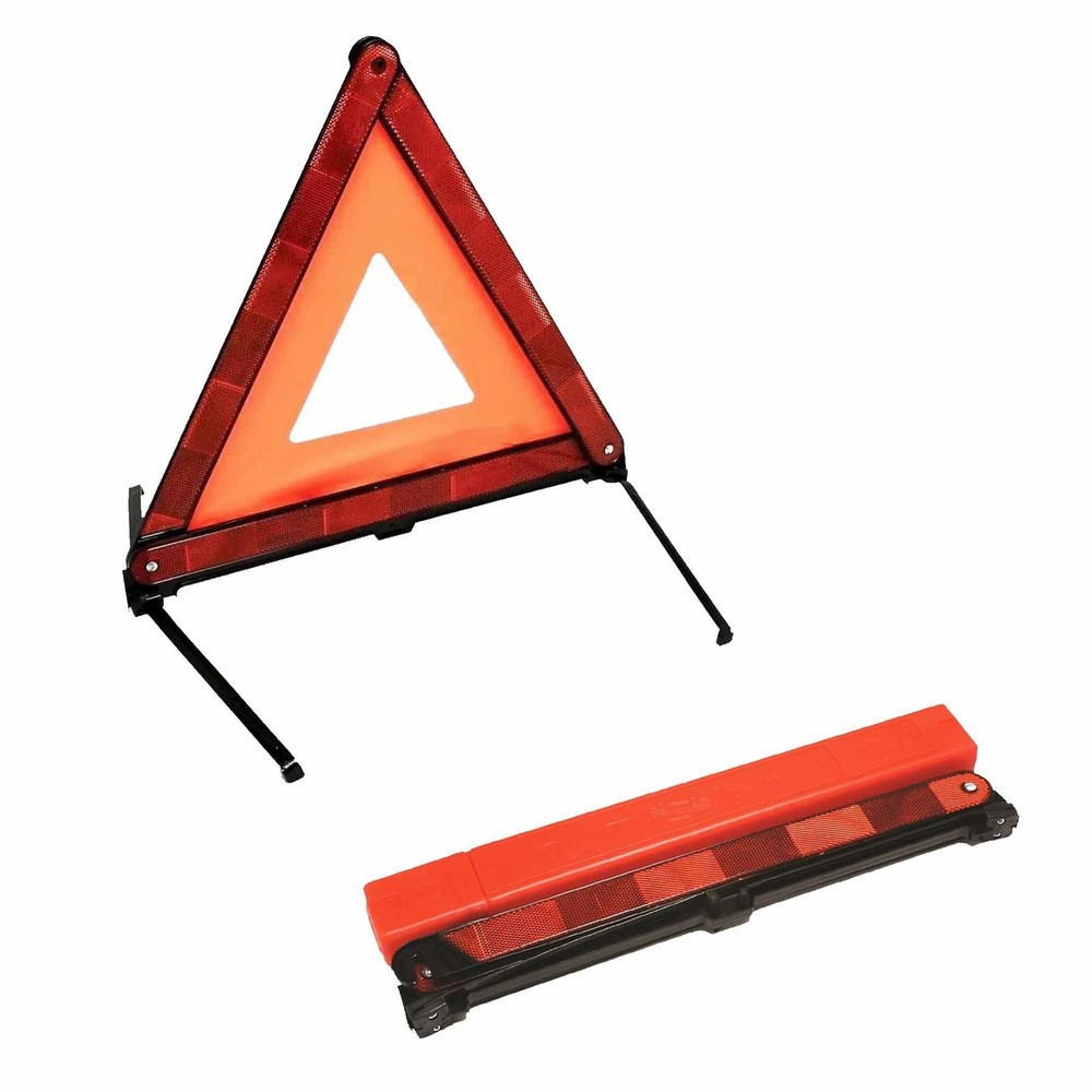 Warning Triangle Emergency Breakdown Foldable Sign Hazard Eu Reflective Car New