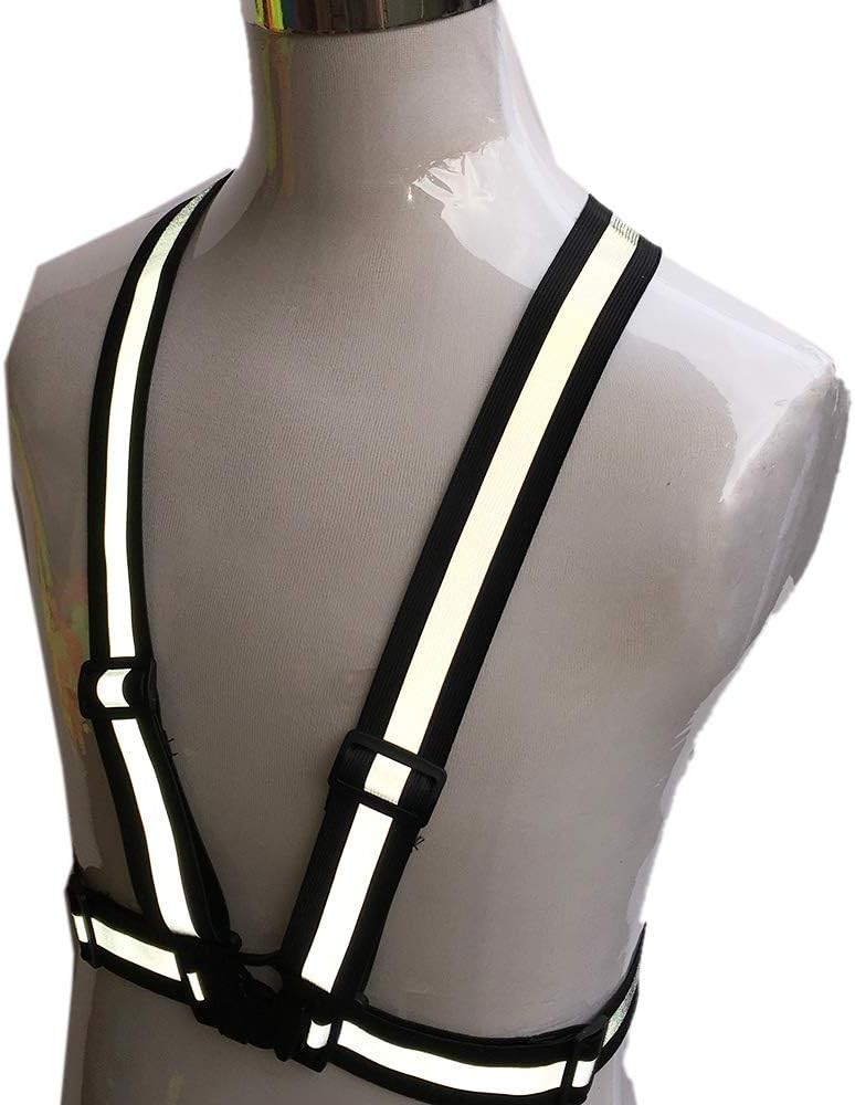 Reflective Running Vests - 10 Pack for Safety & Visibility