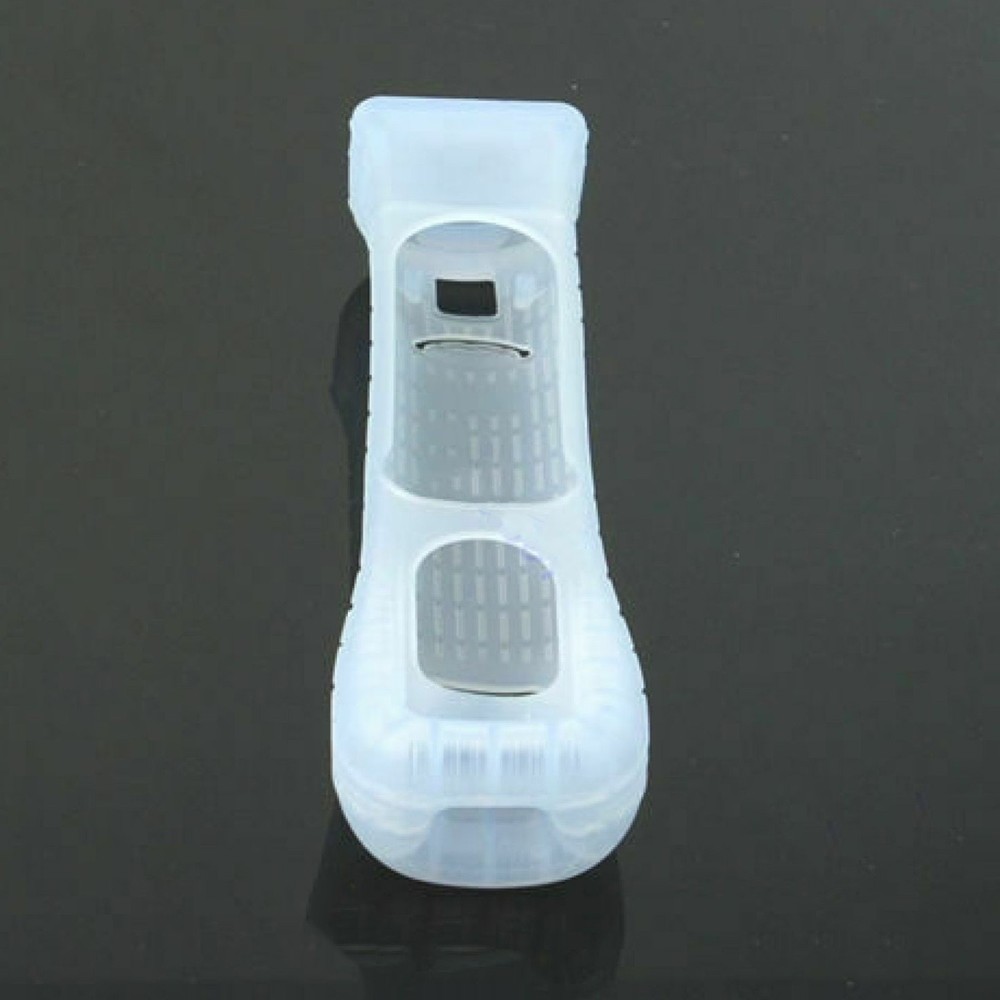 White Silicone Case Cover For Nintendo Wii Remote Controller With Motion Plus A