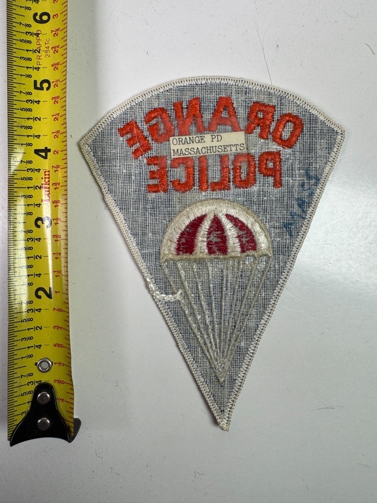 Orange Police Massachusetts MA Patch S7