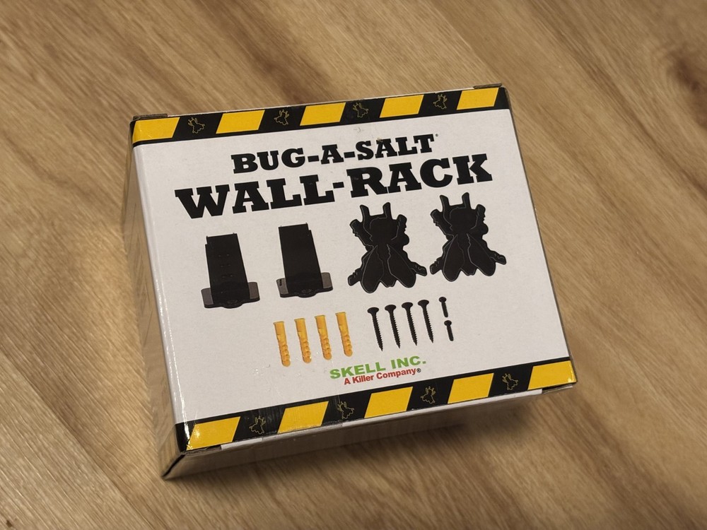 Authentic BUG-A-SALT Wall Rack