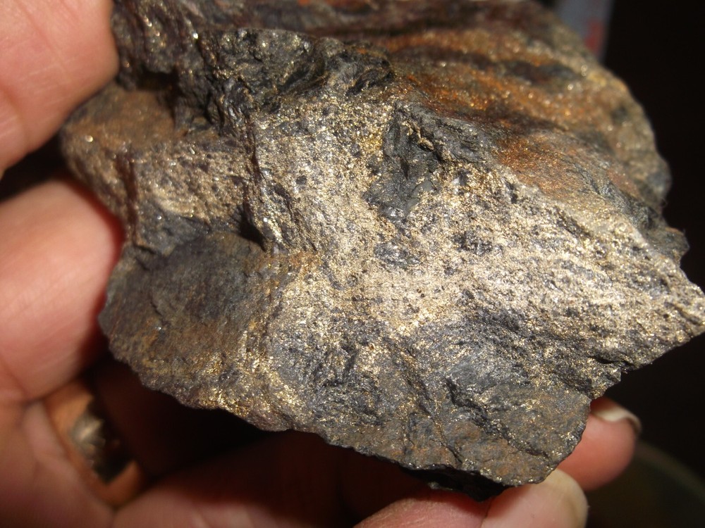 Gold, silver, copper, 258 grams samples ,ore high grade .