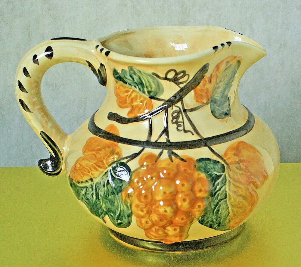 IL FALCO Hand-Painted Ceramic Pitcher