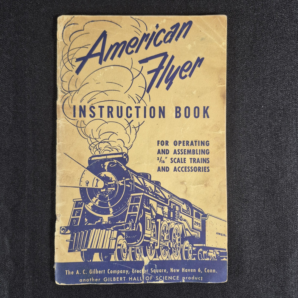 American Flyer Instructions For Assembling And Operating Trains Booklet 1952