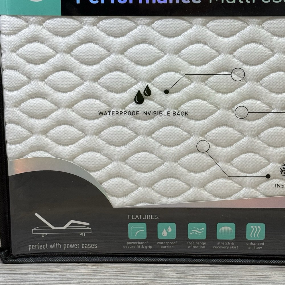 Bedgear Ver-Tex 6.0 Split Cal King Performance Mattress Protector Cool Touch