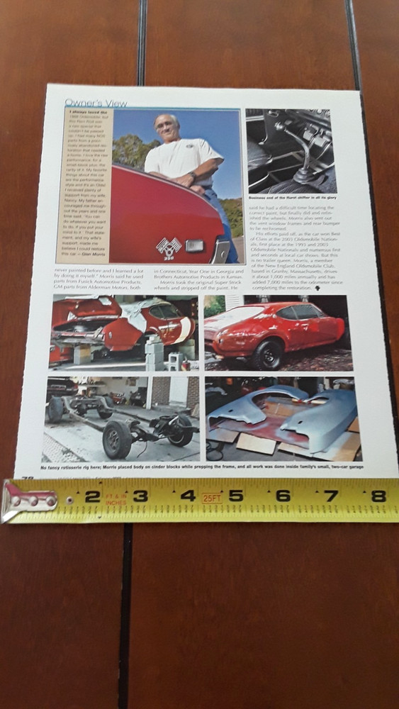 1968 OLDSMOBILE CUTLASS RAM ROD 350 - ORIGINAL 2019 ARTICLE