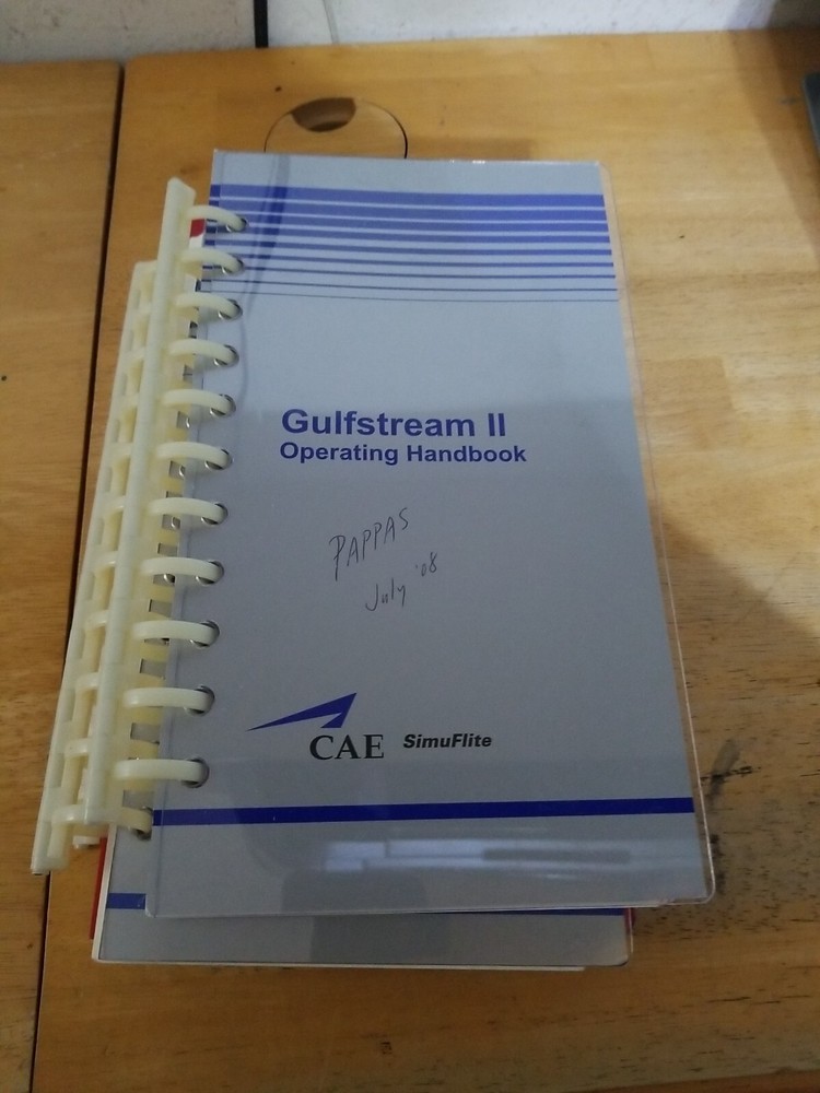 6 Gulfstream III, Cockpit Reference handbook, Operating Handbook GulfStream II