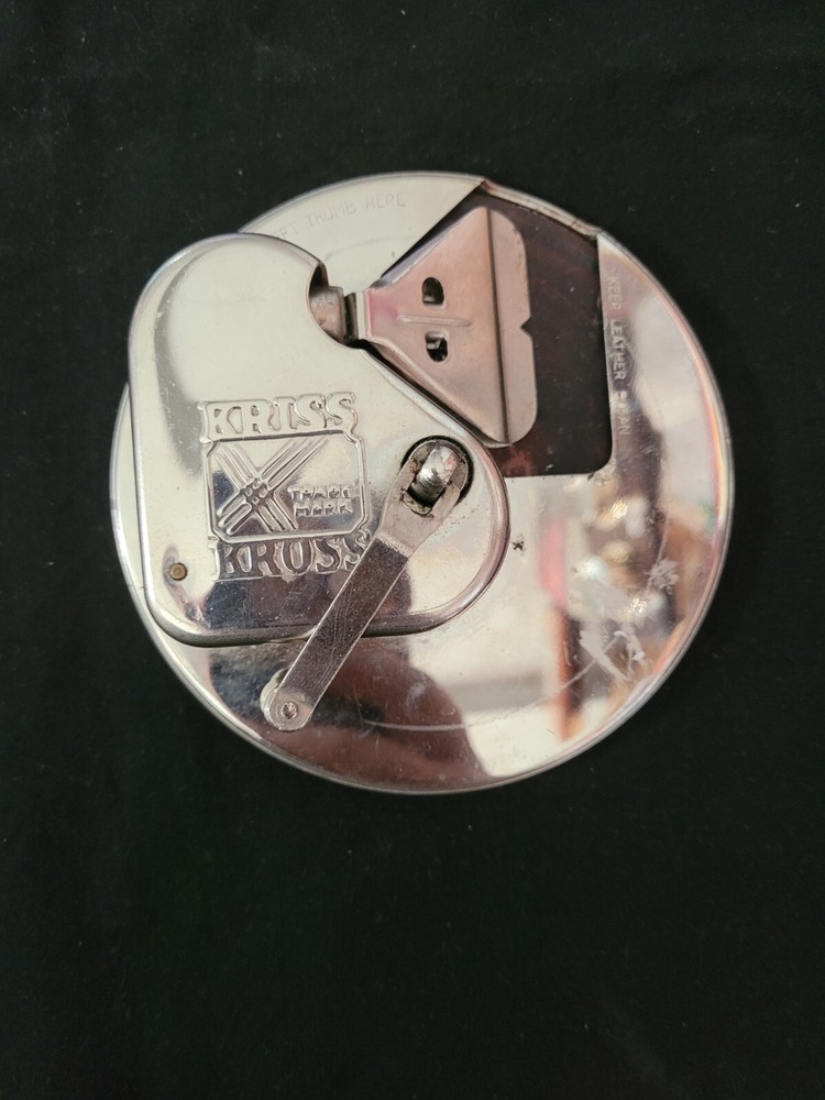 Vintage Kriss Kross Stropper Razor Blade Sharpener ~