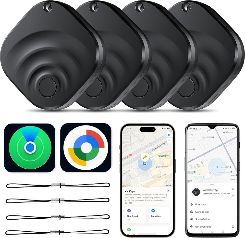 2026 Air Tracker Tags Item Locator for Android & iOS Bluetooth Tracker Smart ...