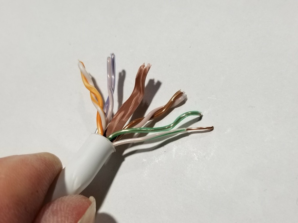 Commscope CS34P 23/4P Cat6 U/UTP WebTrak Plenum CMP Network Cable White /100ft