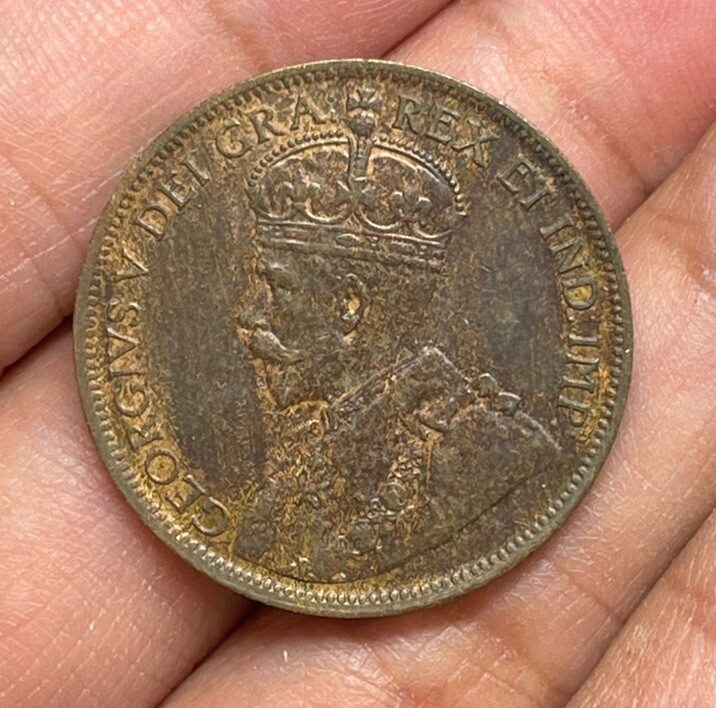 1918 Canada One Cent Coin Great Condition