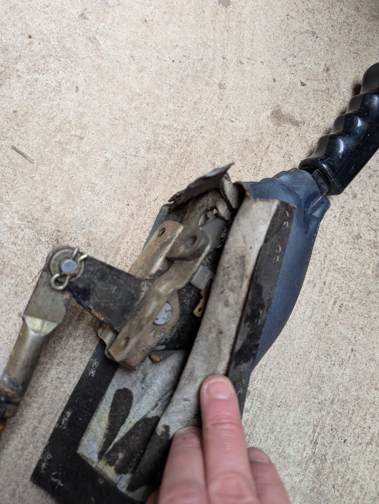 Triumph TR7 Handbrake with Blue Gaiter