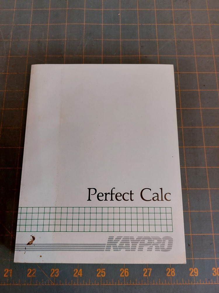 Kaypro Perfect Calc Guide Manual
