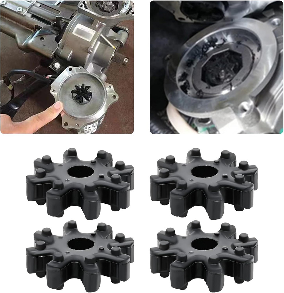 4 PCS Flexible Steering Coupler Replacement, Auto Power Steering Machine Colu...