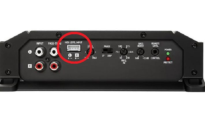 4-Pin Speaker High Level Input Harness Plug Amplifier Sundown Audio Amp