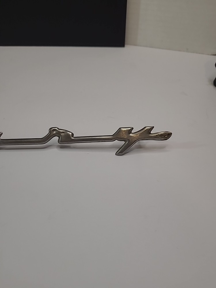 1955-56 Mercury Monterey Script OEM Quarter Panel Original Emblems