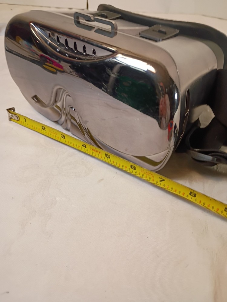 Virtual Reality Chrome Looking Headset. A-22