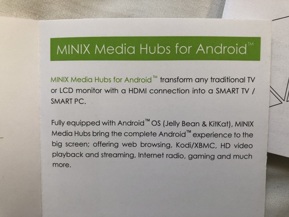 MINIX -Next Generation Computing NEO X 7 mini-Quad Core Media Hub